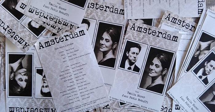 Emilia Mazer y Juan Pablo Rebuffi suben a escena con "Amsterdam"