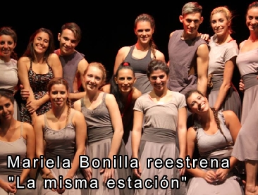 Mariela Bonilla reestrena "La misma estacin"