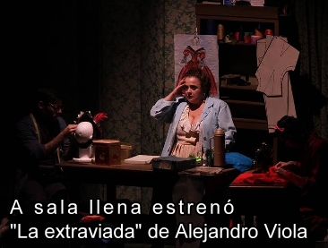 A sala llena estren "La extraviada" de Alejandro Viola