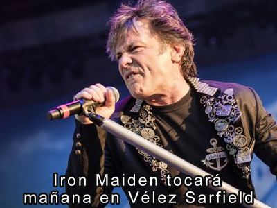 Iron Maiden tocar maana en el estadio de Vlez Sarfield 
