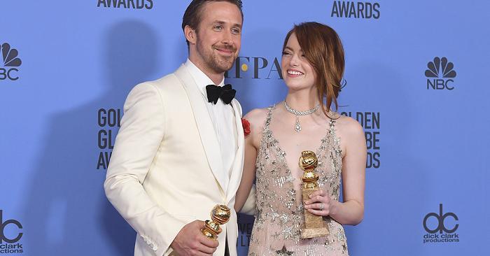 "La La Land" arras en los Golden Globes