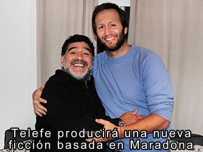 Telefe producir una nueva ficcin basada en la vida de Diego Maradona