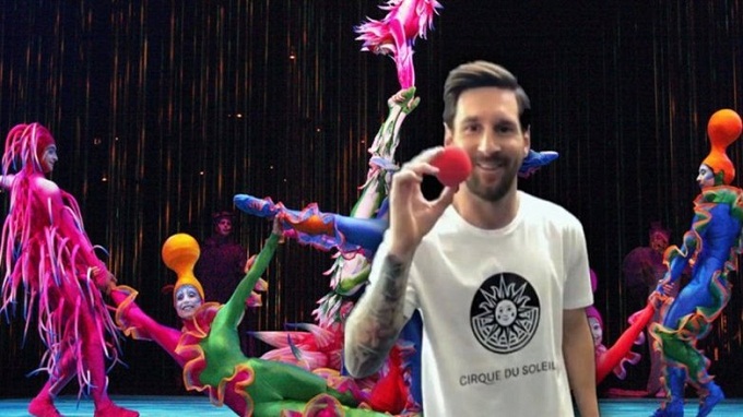 Messi adelant "Messi Cirque", el nuevo show de Cirque du Soleil