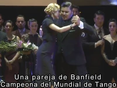 Una pareja de Banfield, campeona del Mundial de Tango