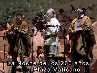 "La noche de los 200 aos" en la Plaza Vaticano