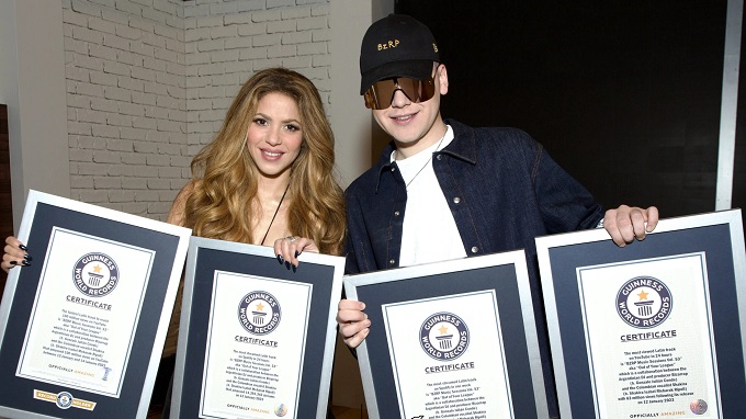 ¡Shakira y Bizarrap dominan los Récords Guinness!
