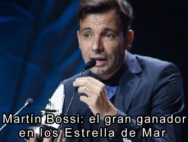 Martín Bossi, el gran ganador en los Estrella de Mar