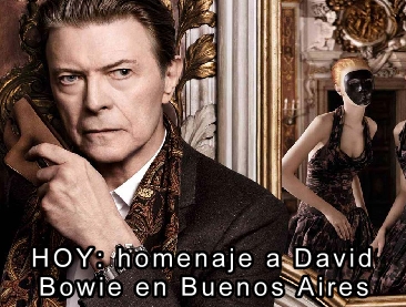 Hoy homenaje a Davir Bowie en la Ciudad de Buenos Aires