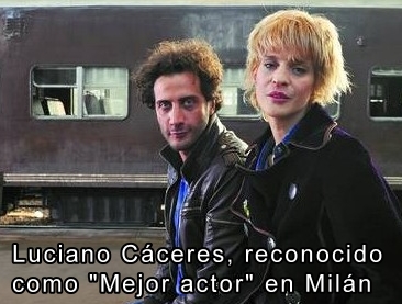 Luciano Cáceres reconocido como "Mejor actor en Milán" 