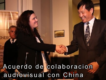 Acuerdo de colaboracion audiovisual con China