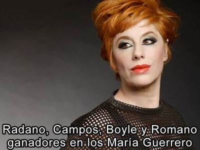 Actores y Actrices ganadores en los Premios María Guerrero
