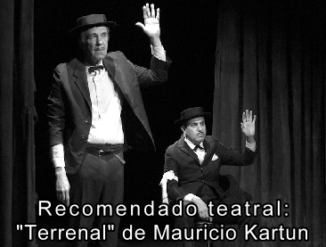 Recomendado teatral "Terrenal" de Mauricio Kartun