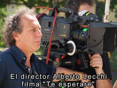 El director Alberto Lecchi filma "Te esperar" 