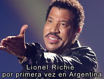 Lionel Richie por primera vez en Argentina