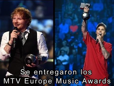 Se entregaron los premios MTV Europe Music Awards 