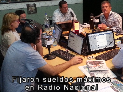 Fijan sueldos máximos en Radio Nacional
