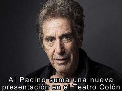 Al Pacino suma una nueva presentacin en el Teatro Coln