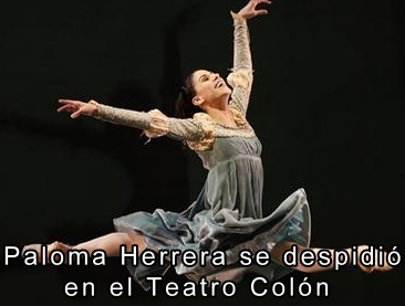 Paloma Herrera se despidi en el Teatro Coln