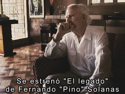 Se estren "El legado", de Fernando "Pino" Solanas 