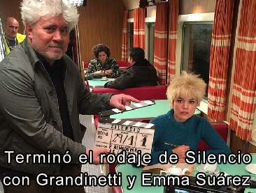 Termin el rodaje de Silencio con Grandinetti y Emma Suarez 