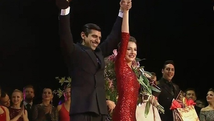 Una pareja portea result campeona del Mundial de Tango