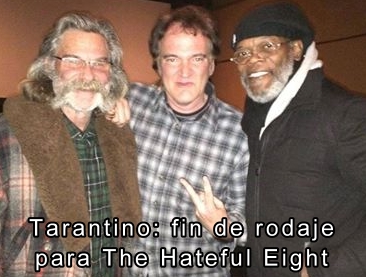 Tarantino terminó el rodaje de The Hateful Eight