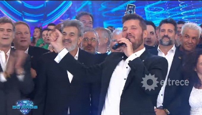 30 aos de Showmatch : con picos de 22 puntos arranc Marcelo Tinelli