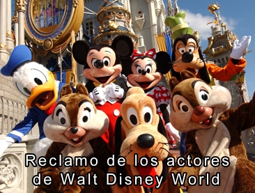 Reclamo de los actores de Walt Disney World
