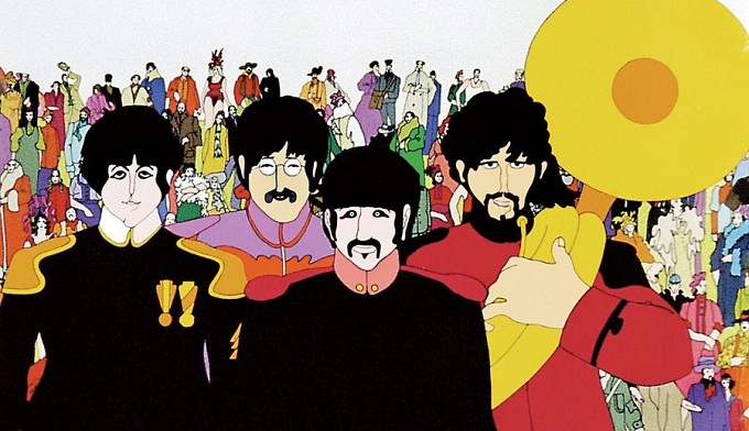 Los Beatles en versin animada, por YouTube